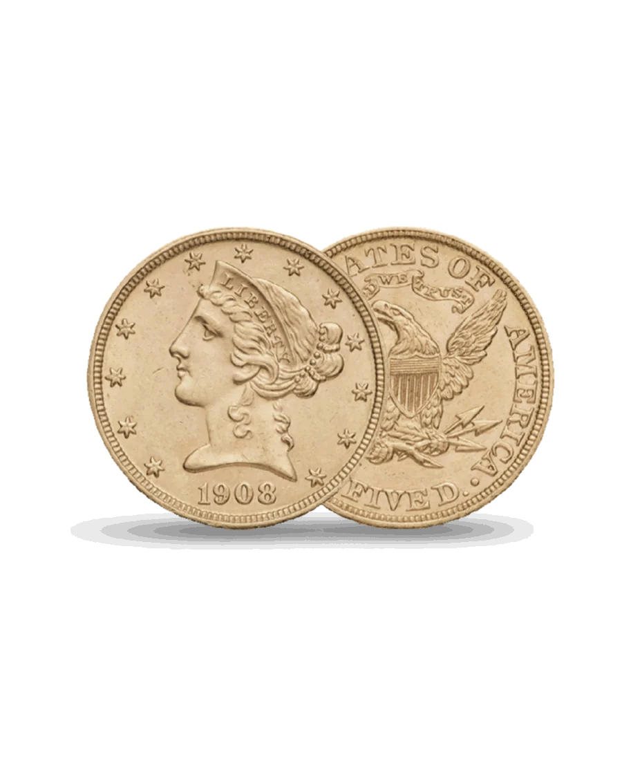 5 Dollars Or HALF EAGLE 🇺🇸