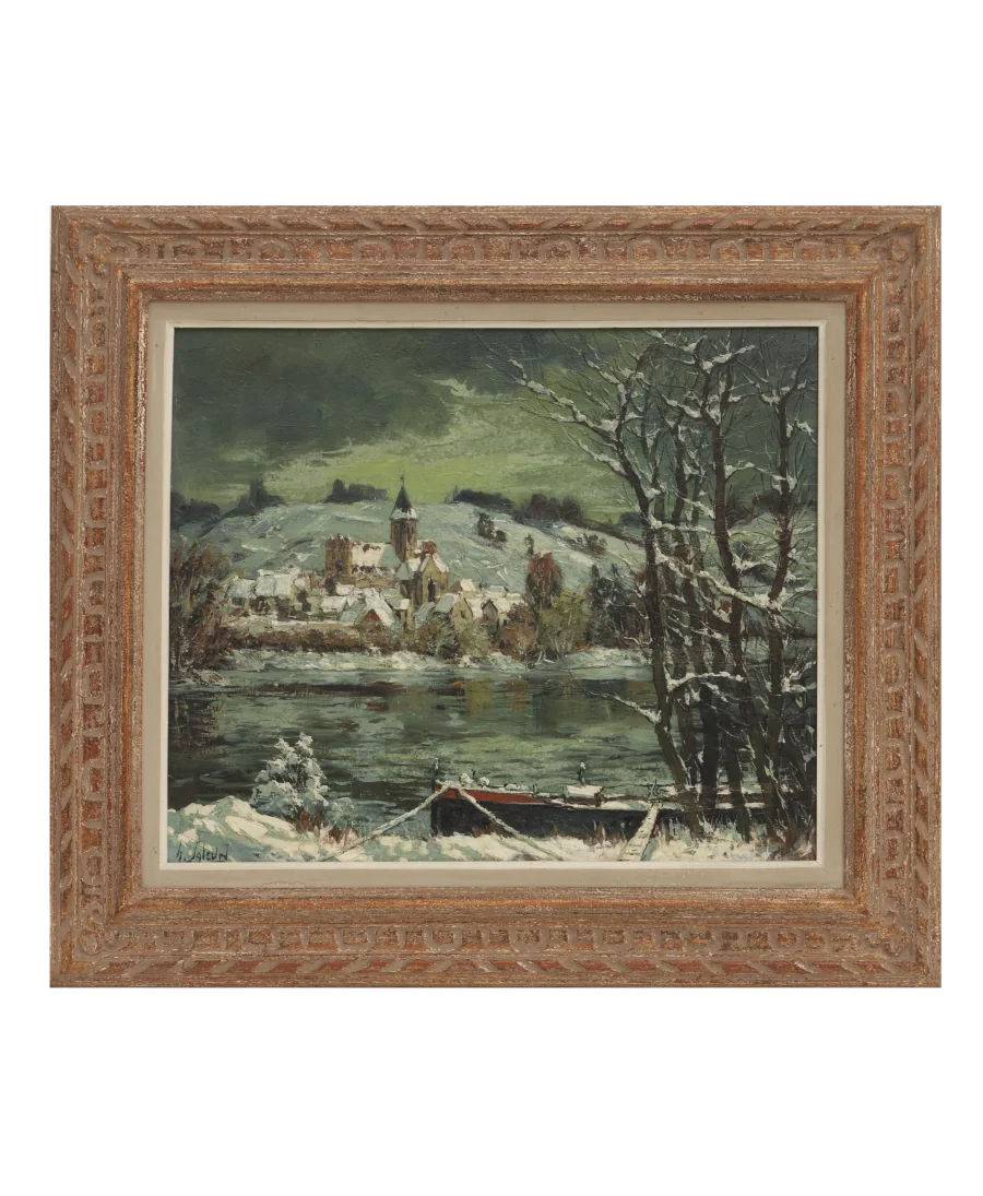 NEIGE À VERNEUIL | HENRI SALEUN