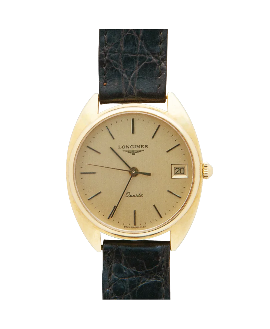 VINTAGE GOLD AND DATE WATCH | LONGINES