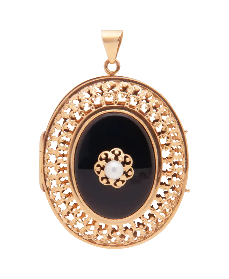 MÉDAILLON ONYX CISELÉ