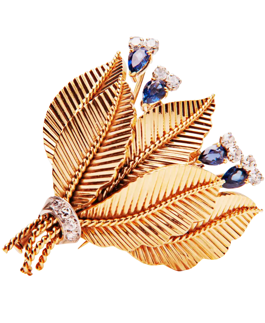 BOUQUET SAPHIRS ET DIAMANTS