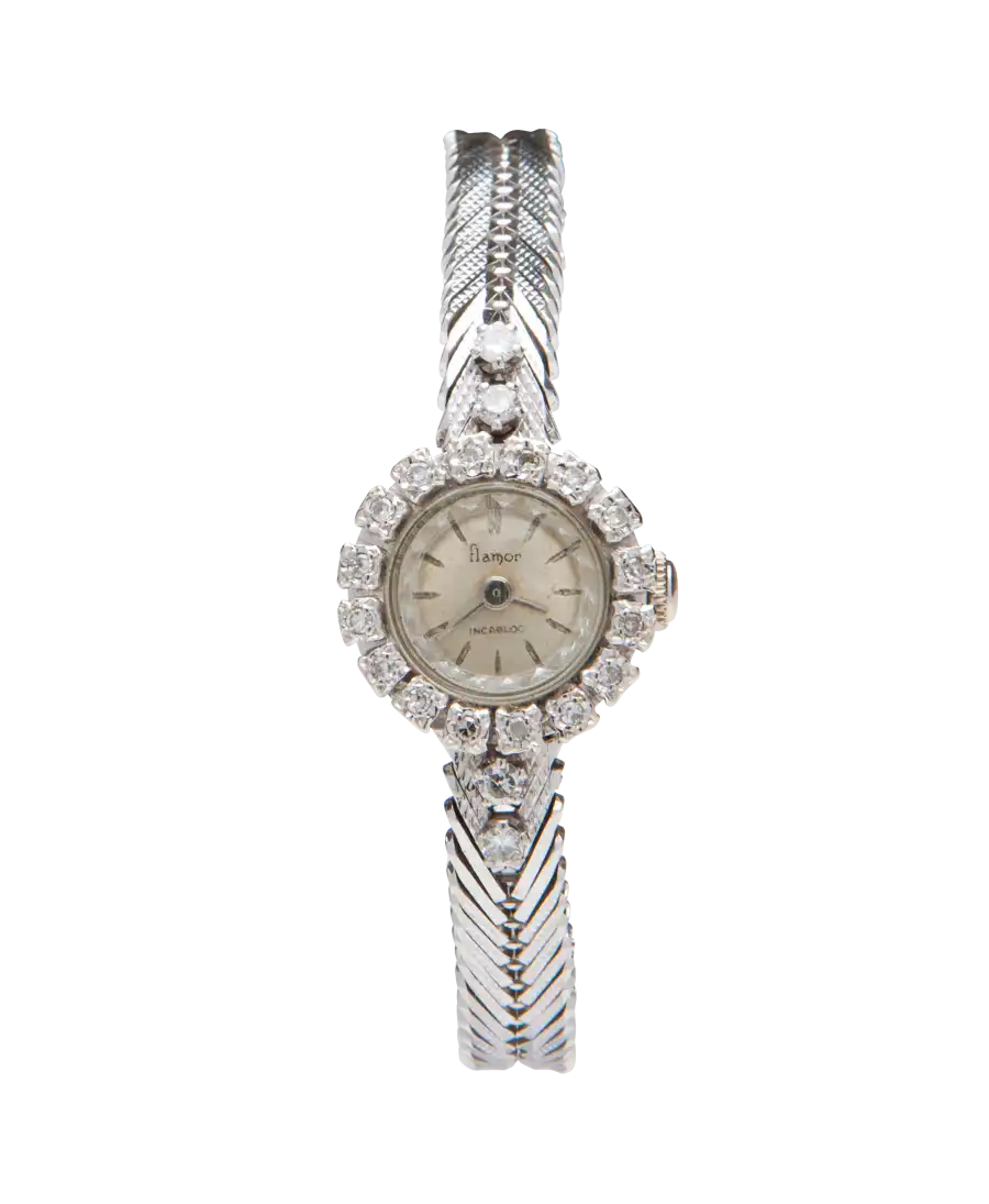 Montre Or Blanc | FLAMOR