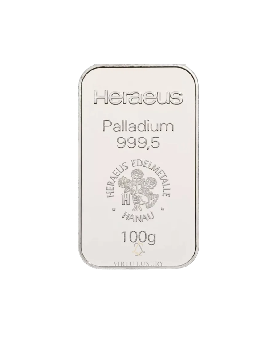 Lingot de Palladium 100 Grammes