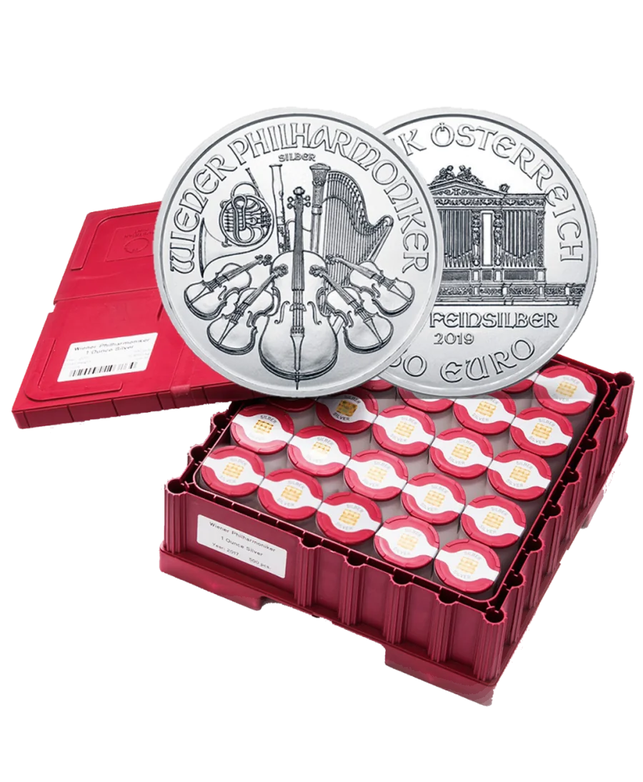 SILVER BOX 500 Pièces PHILHARMONIC 🇦🇹