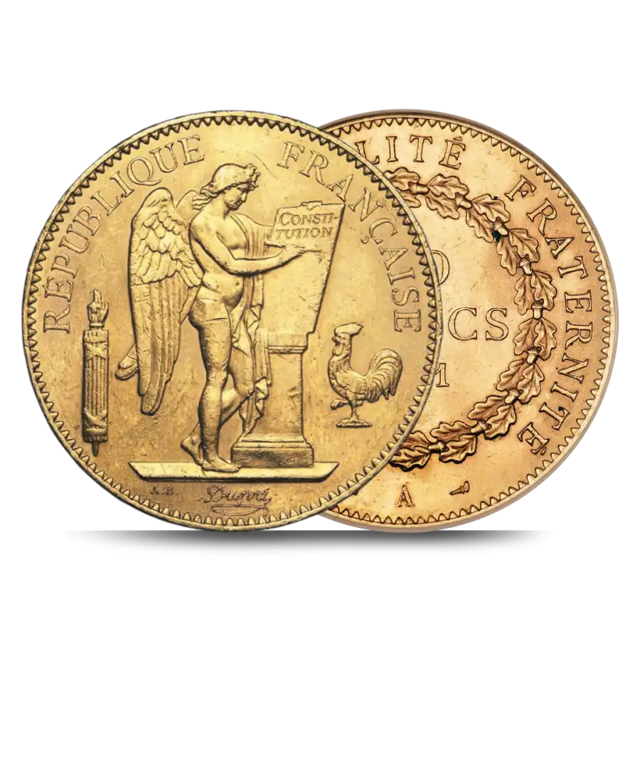 100 FRANCS OR GÉNIE 🇫🇷