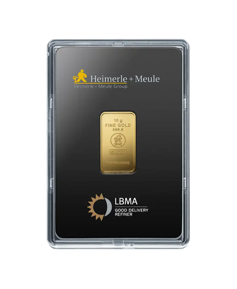 Lingotin 10 Gr Or de HEIMERLE & MEULE