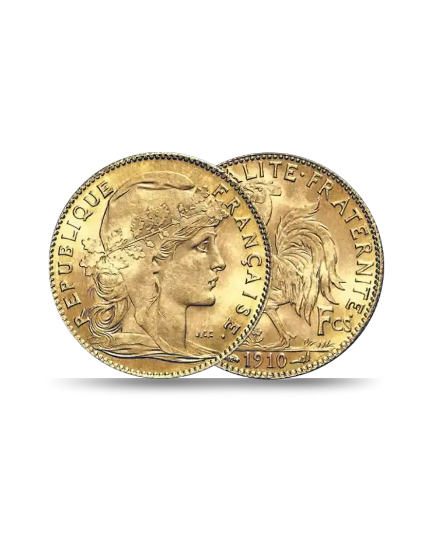 10 FRANCS OR MARIANNE COQ 🇫🇷