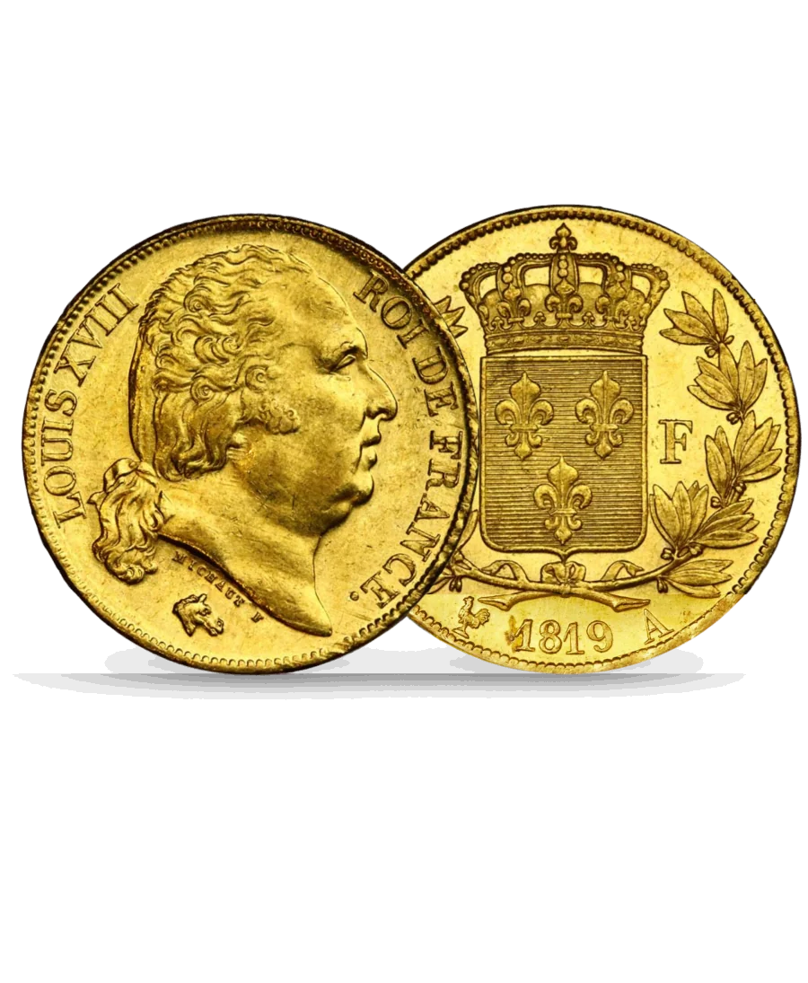 LOUIS D'OR - 20 FRANCS LOUIS XVIII 🇫🇷